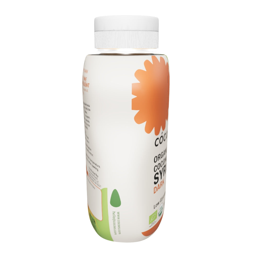 CÓCOES Coconut Flower Syrup Dark 270 ml bottle